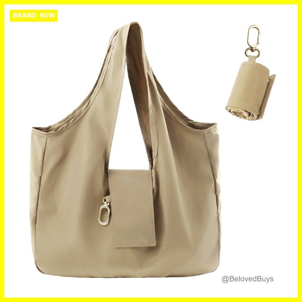 Foldable Nylon Tote Keychain Bag Expandable Waterproof Handbag